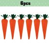 2023 Non Woven Carrots Easter Decorations Simulation Carrot Pendant For Home Hanging Decor Easter Carrot Ornament Party Supplies