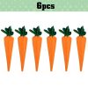 2023 Non Woven Carrots Easter Decorations Simulation Carrot Pendant For Home Hanging Decor Easter Carrot Ornament Party Supplies